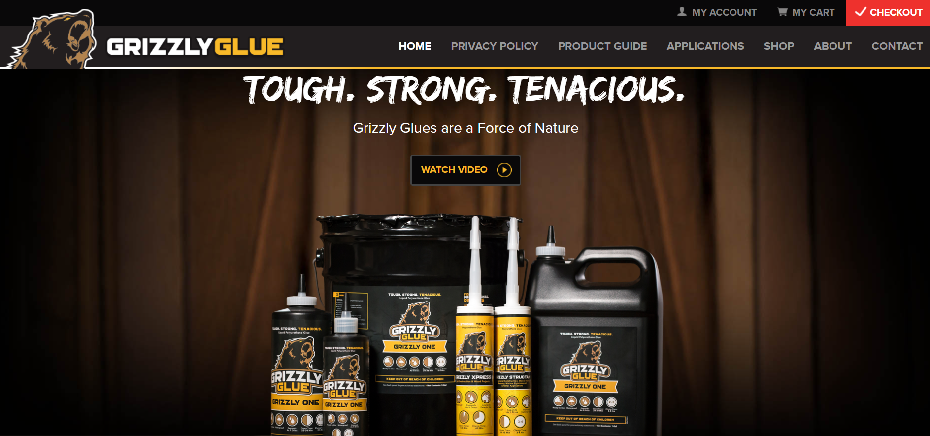 Grizzly Glue Home Page